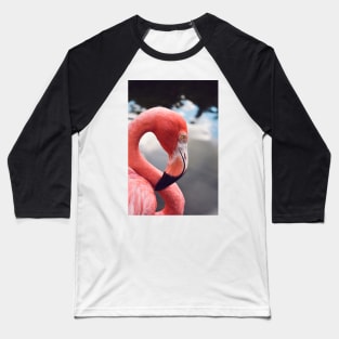 Pink Flamingo Baseball T-Shirt